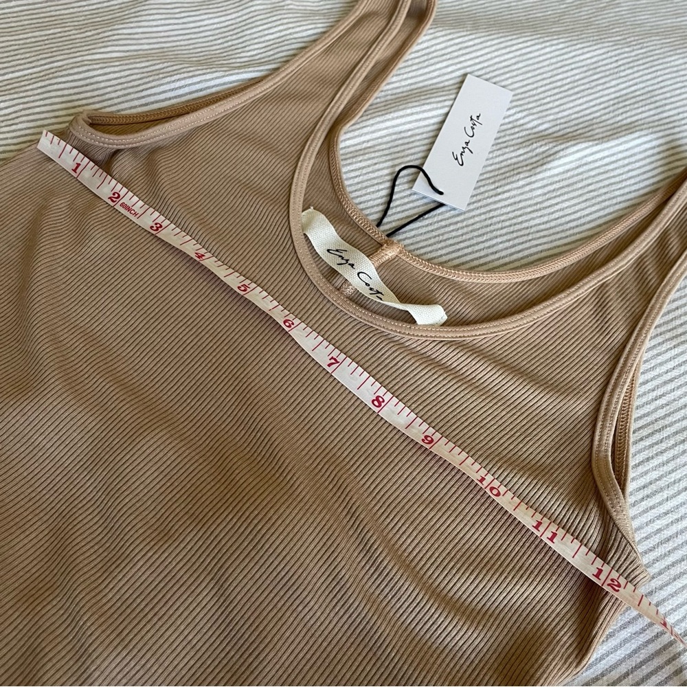 ๐บ๐ธ L16 Enza Costa Silk Rib Tank Midi Dress - Picture 5 of 8